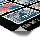 Stempel verzamelen is mijn Superpower Philatelyste Poster (Hoek)