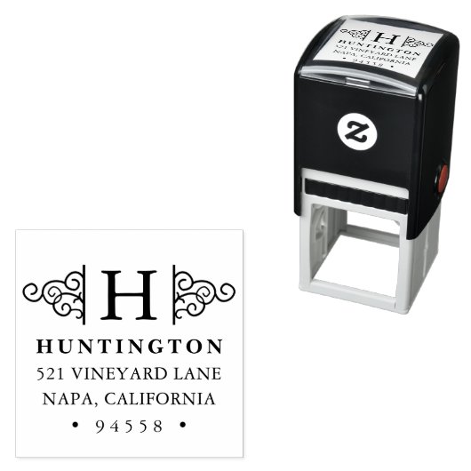 Stempel Vlaams Monogram retouradres (In situ)