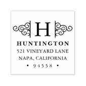 Stempel Vlaams Monogram retouradres (Design)