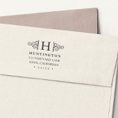 Stempel Vlaams Monogram retouradres