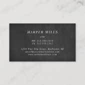 stempel voor de aanduiding van de kaartboomkaardbo visitekaartje (Achterkant)