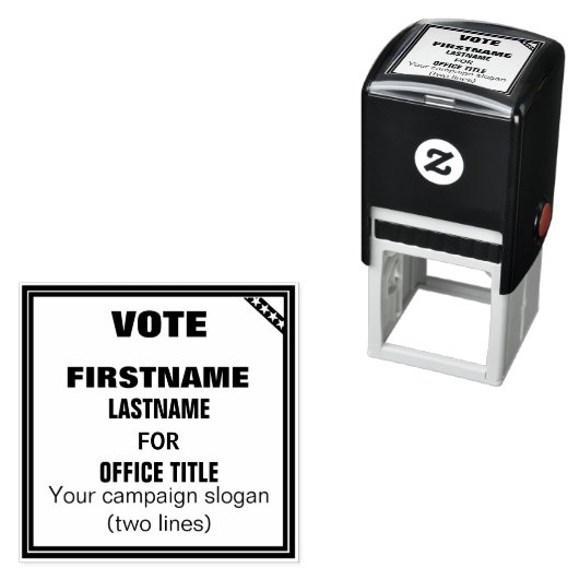  stempel voor de campagne (In situ)