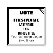  stempel voor de campagne