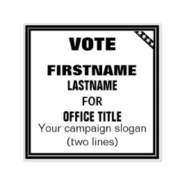  stempel voor de campagne