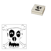 Stempel voor de illustratie van de "Crazy skull cr (Gestempeld)