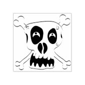 Stempel voor de illustratie van de "Crazy skull cr (Afrduk)