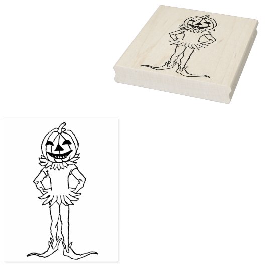 Stempel voor de illustratie van pompoen (Gestempeld)