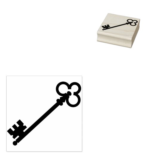  stempel voor de sleutelfunctie (Gestempeld)