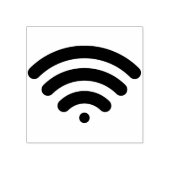 stempel voor draadloos symbool (Afrduk)