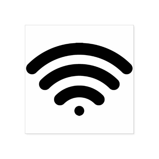 stempel voor draadloos symbool (Afrduk)