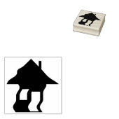 Stempel voor gehakt huissilhouet (Gestempeld)