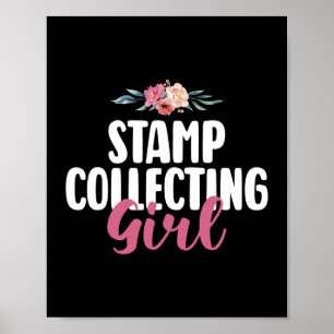 Stempel voor het verzamelen van postzegels poster