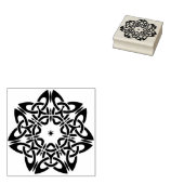 Stempel voor illustratie Keltische bloem (Gestempeld)