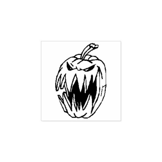 Stempel voor illustratie met pumpkin (Afrduk)