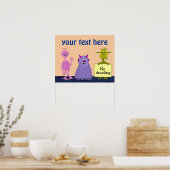 Stempel voor kinderen Poster (Keuken)