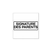 Stempel voor leraar Handtekening van ouders (Afrduk)