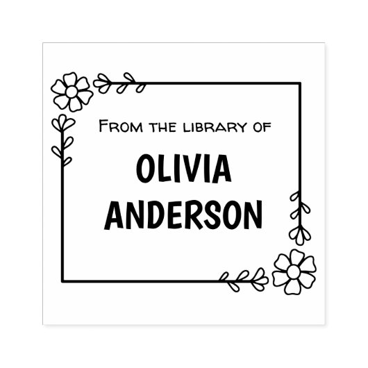 Stempel voor lijst van daisy flower (Afrduk)