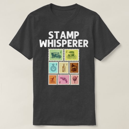 Stempel voor mannen Stempel Postal P T-shirt (Design voorkant)