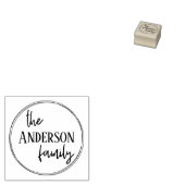 Stempel voor monogram rubber (Gestempeld)