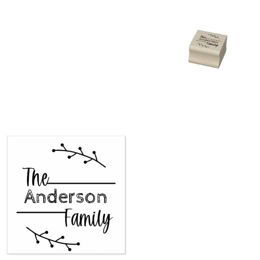 Stempel voor monogram rubber (Gestempeld)