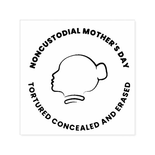 Stempel voor niet-hoofdverblijfmoeders (Design)