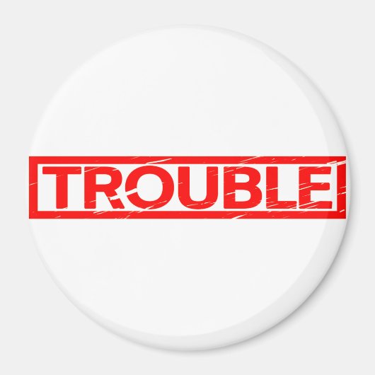 Stempel voor Problemen Magneet (Voorkant)
