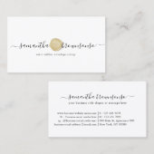 Stempel voor rubberen omhulling Retro Visitekaartje (Voorkant / Achterkant)