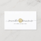 Stempel voor rubberen omhulling Retro Visitekaartje (Voorkant)