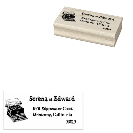 Stempel voor schrijfmachine (Gestempeld)