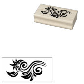 Stempel voor sierbloemsilhouet (Gestempeld)