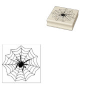 Stempel voor spin- en web 2-illustratie (Gestempeld)