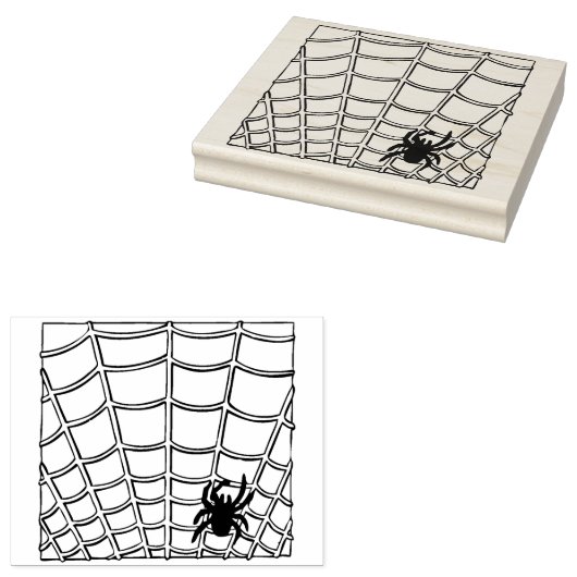 Stempel voor spin- en webillustratie (Gestempeld)