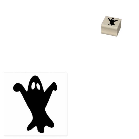 Stempel voor spookbeeld van silhouette (Gestempeld)