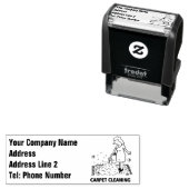 Stempel voor tapijtreiniging (In situ)