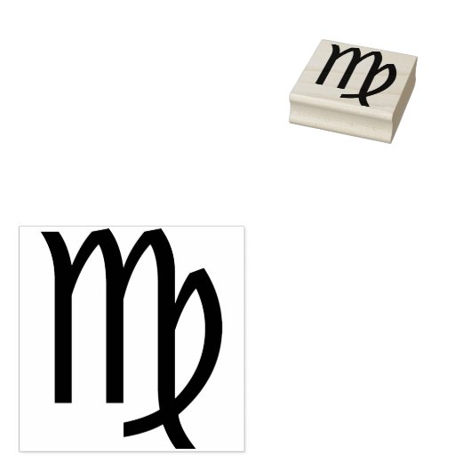 stempel voor virgo symbool (Gestempeld)