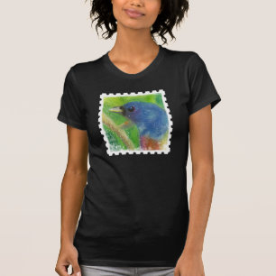 Stempel vrouwelijke lente t-shirt