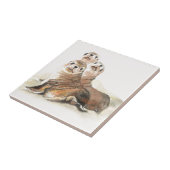 Stempel Waterverf Dier Tegeltje (Zijkant)