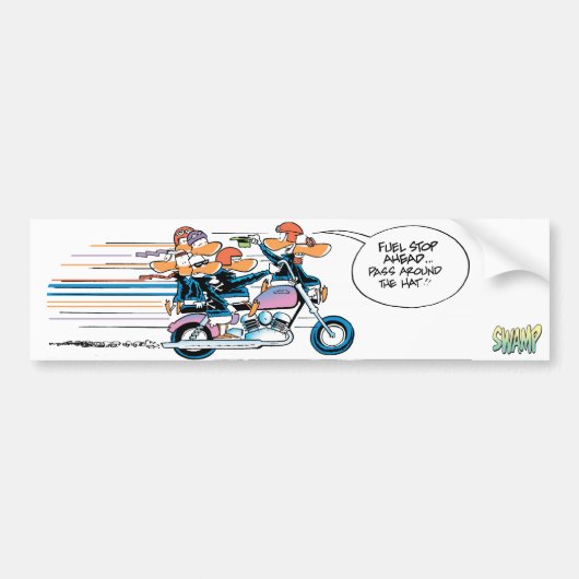 Stempel Wilde Ducks Fuel Stop Bumpersticker (Voorkant)