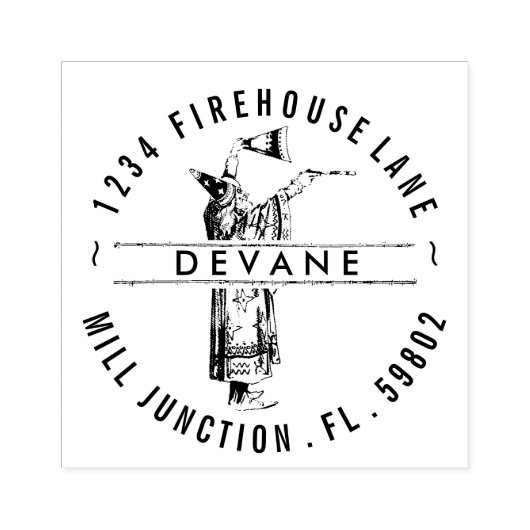 Stempel  wizard Retouradres (Afrduk)