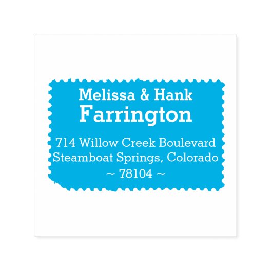 Stempel zelfinkerend terugkeeradres poststempel (Design)