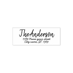 Stempel zelfinnemend terugkeeradres