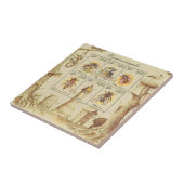 Stempelblad voor de Oekraïense bijenteelt Tegeltje (Zijkant)