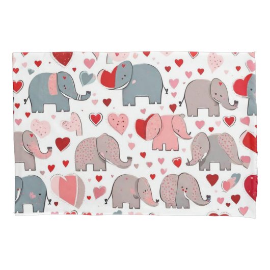 Stempelbloemen Kussensloop (Voorkant)