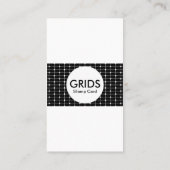 Stempelkaart voor rasters (aanpasbare kleur) visitekaartje (Achterkant)