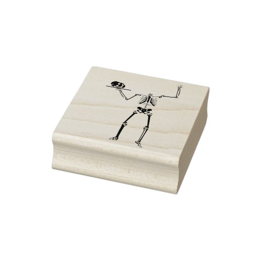 Stempelloze skelet silhouette rubberstempel (Stempel)