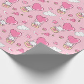 Stempelpapier voor kattenbakken cadeaupapier (Hoek)