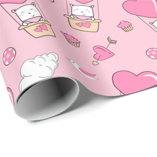 Stempelpapier voor kattenbakken cadeaupapier (Rol Hoek)