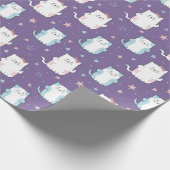 Stempelpapier voor kattenbakken cadeaupapier (Hoek)