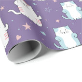 Stempelpapier voor kattenbakken cadeaupapier (Rol Hoek)