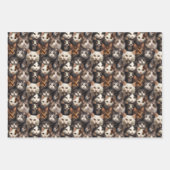 Stempelpapier voor kattenbakken inpakpapier vel (Voorkant 2)